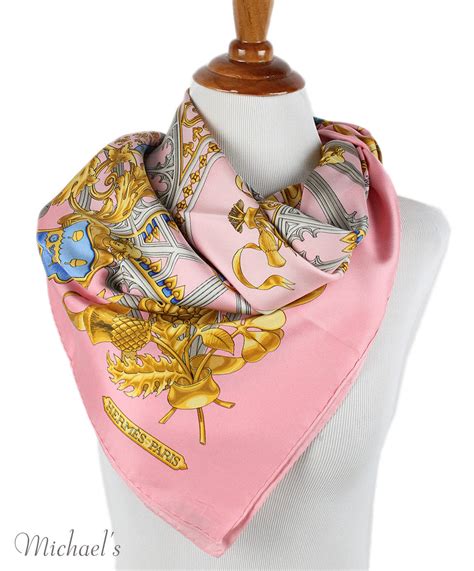 pink and gold hermes scarf|Hermes scarves catalogue.